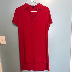 Express red tunic dress size extra small.